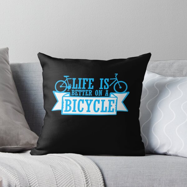 Item preview, Life is better on a bicycle Cycling Quote Sport Hobby Rider designed and sold by shirt-o-mat.