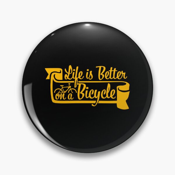 Item preview, Life is better on a bicycle Cycling Quote Sport Hobby Rider designed and sold by shirt-o-mat.