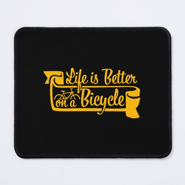 Item preview, Life is better on a bicycle Cycling Quote Sport Hobby Rider designed and sold by shirt-o-mat.