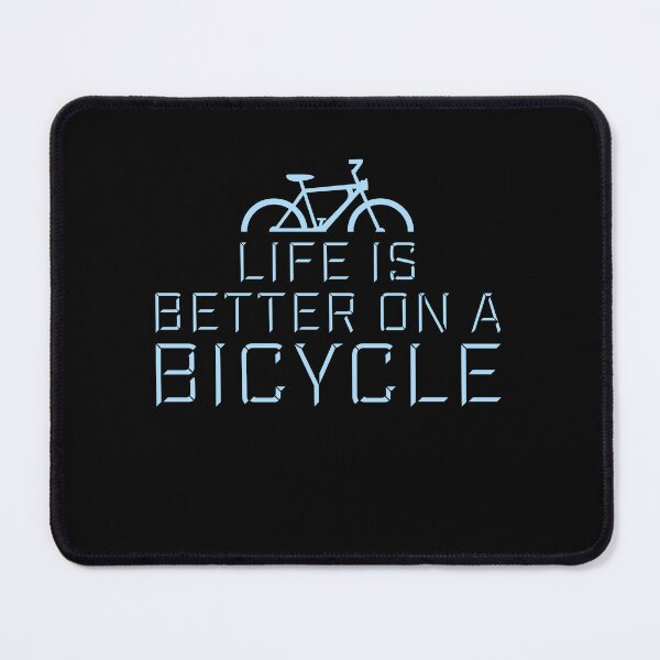 Item preview, Life is better on a bicycle Cycling Quote Sport Hobby Rider designed and sold by shirt-o-mat.