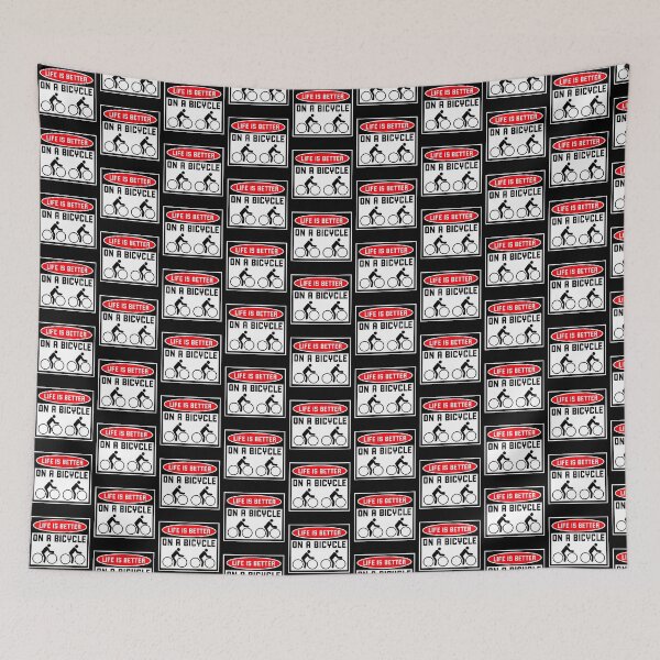 Item preview, Life is better on a bicycle Cycling Quote Sport Hobby Rider designed and sold by shirt-o-mat.
