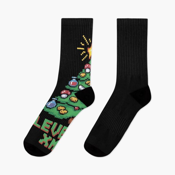 Item preview, Level Up Xmas - Retro Gamer Pixel Art designed and sold by Ambient Mind Design.