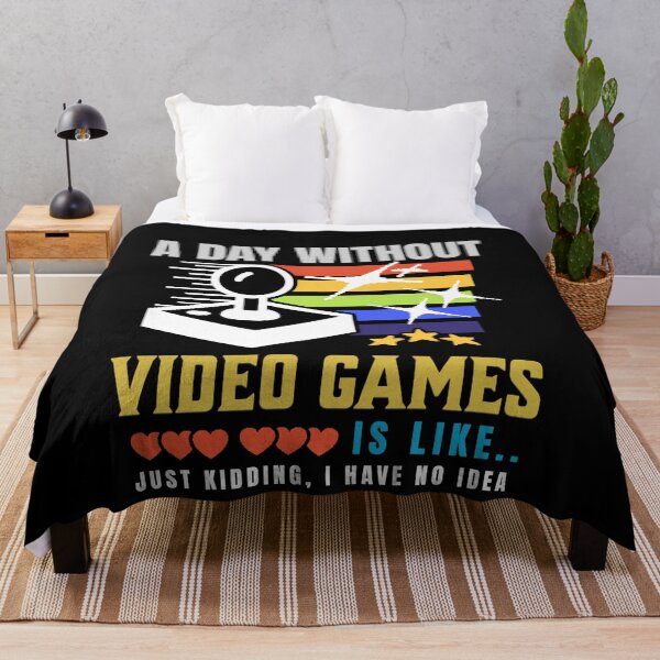 Item preview, A Day Without Video Games is Like, Funny Gamer Gifts, Gaming Quote designed and sold by BornBorn.