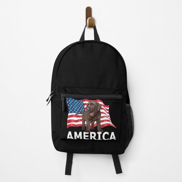 Item preview, America USA Chocolate Lab Patriotic designed and sold by Just-Arts-4U.