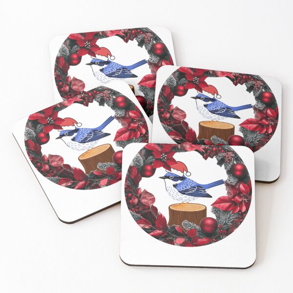 Item preview, Fairy Wren Christmas designed and sold by LukiHaze.