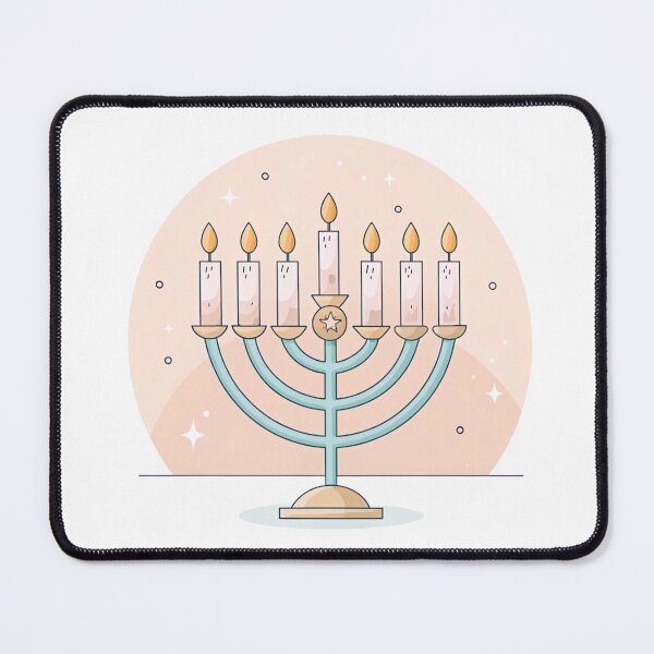 Item preview, Modern Menorah Hanukkah Festival of Lights Design designed and sold by A1MarketDesigne.