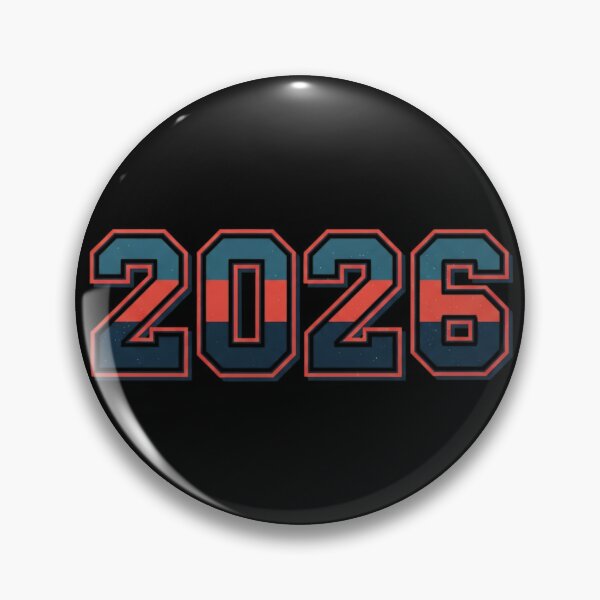 Item preview, Vintage American 2026 Collegiate Style T-Shirt Sticker Design designed and sold by Design_Your_Day.