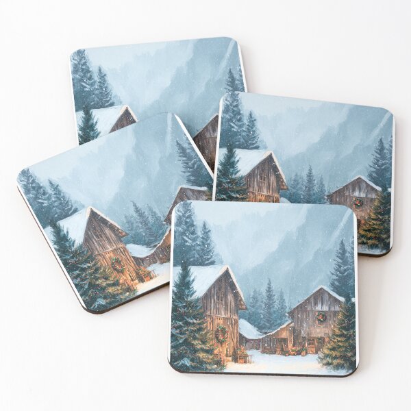 Item preview, Christmases of Yesteryear — Vintage Holiday Posters designed and sold by MidArtForge.