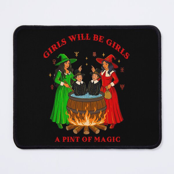 Item preview, Girls Will Be Girls Witches A Pint of Magic Coven designed and sold by TeeARTHY.