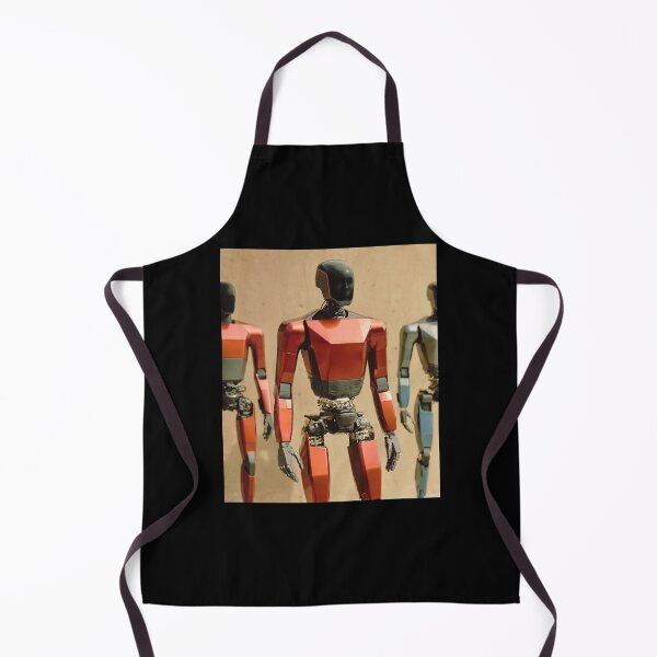 Item preview, arte de robot humanoide designed and sold by TEEJAMBOREE.