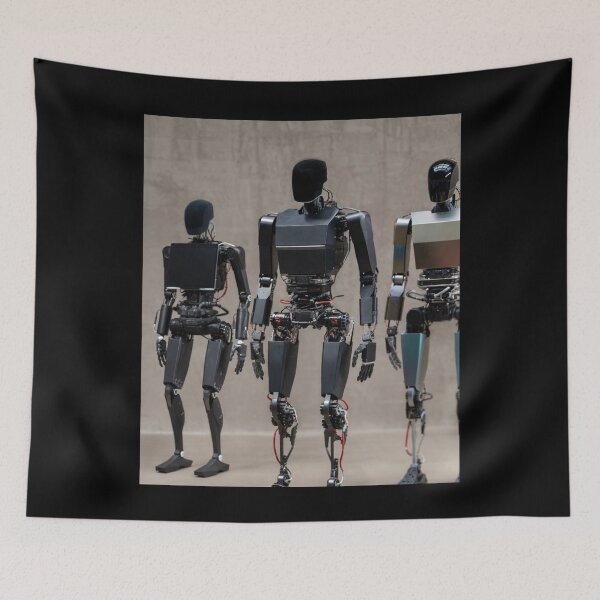 Artikelvorschau, humanoide Roboterkunst entworfen und verkauft von TEEJAMBOREE.
