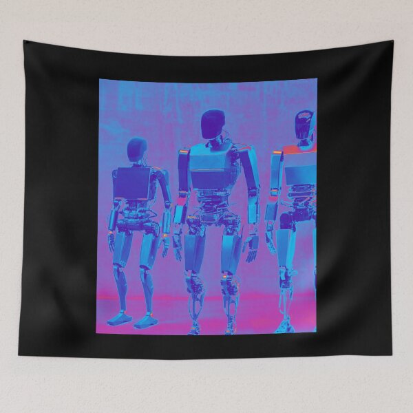Item preview, humanoid robot art designed and sold by TEEJAMBOREE.
