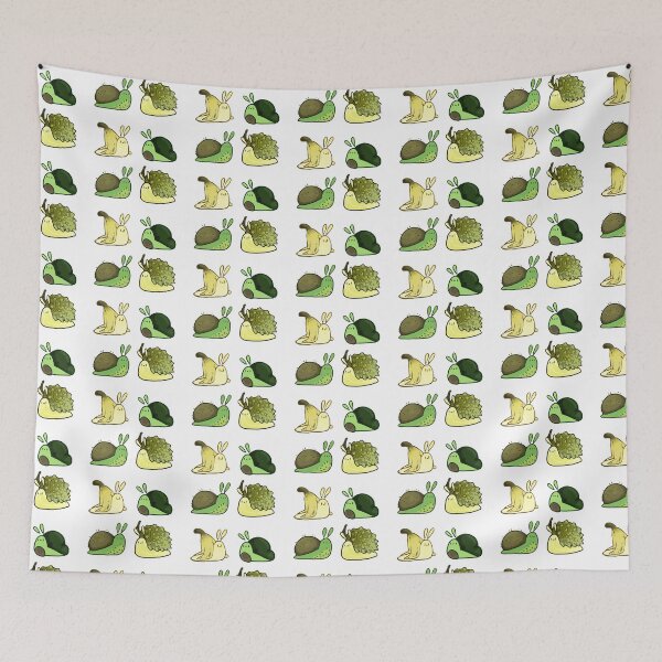 Item preview, RAINBOW Fruit Snails green designed and sold by FruitCupSpace.