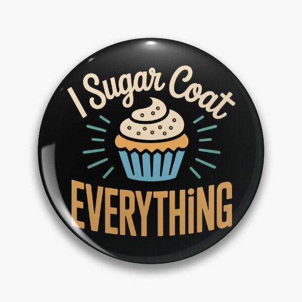 Item preview, Retro Baking Quote I Sugar Coat Everything Sweet Sarcasm designed and sold by faridman.