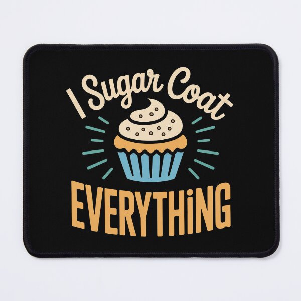 Item preview, Retro Baking Quote I Sugar Coat Everything Sweet Sarcasm designed and sold by faridman.