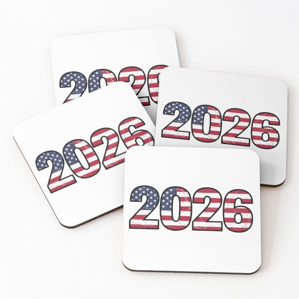 Item preview, 2026 American Flag Graphic Design T-Shirt Sticker Patriotic USA Election designed and sold by Design_Your_Day.