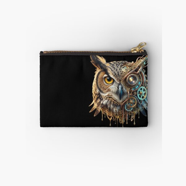 Item preview, Retrofuturistic Owl Head – Vintage Industrial Surrealism designed and sold by str33ty.ltd.