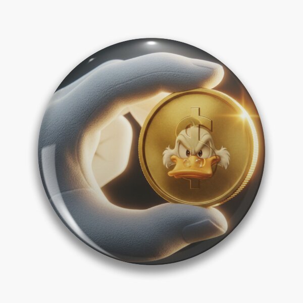 Item preview, Scrooge McDuck Golden Coin Extreme Close-Up Reflection designed and sold by GEK-NERD.