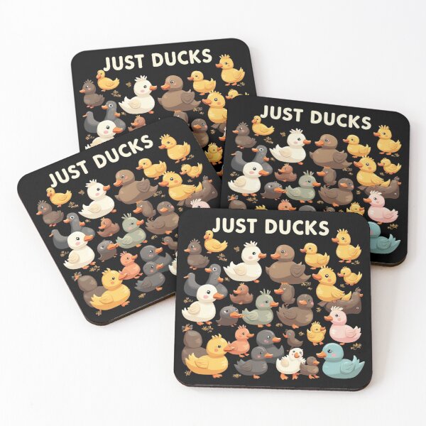 Item preview, Just Ducks – Cute Cartoon Duck Collection Illustration designed and sold by FluffinCool.
