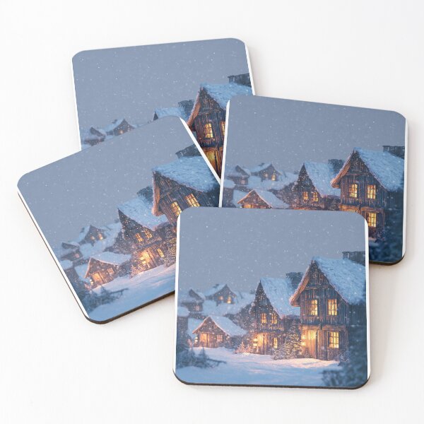 Item preview, Christmases of Yesteryear — Vintage Holiday Posters designed and sold by MidArtForge.