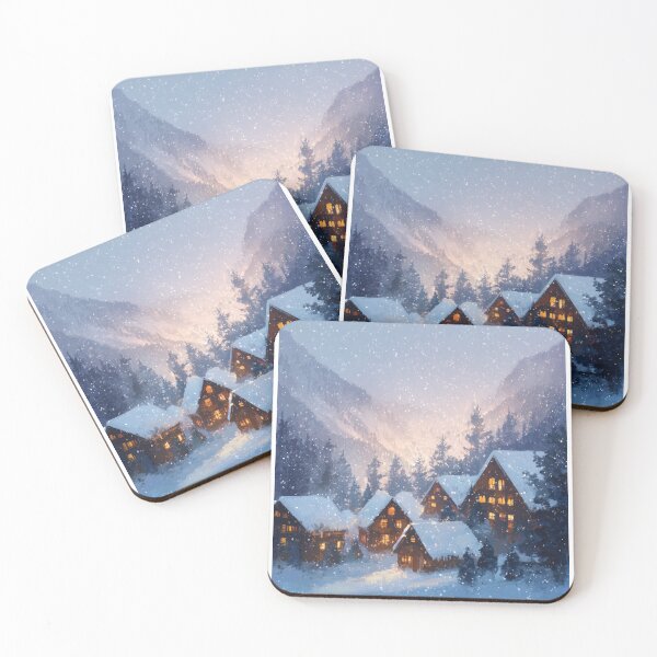 Item preview, Christmases of Yesteryear — Vintage Holiday Posters designed and sold by MidArtForge.