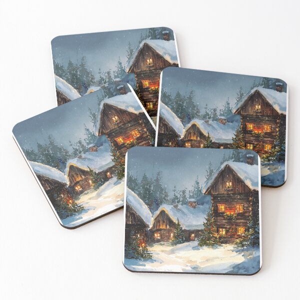 Item preview, Christmases of Yesteryear — Vintage Holiday Posters designed and sold by MidArtForge.