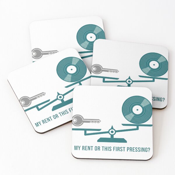 Item preview, Vinyl Record Collector Gift - My Rent Or This First Pressing Funny Music T-Shirt designed and sold by kinany00.