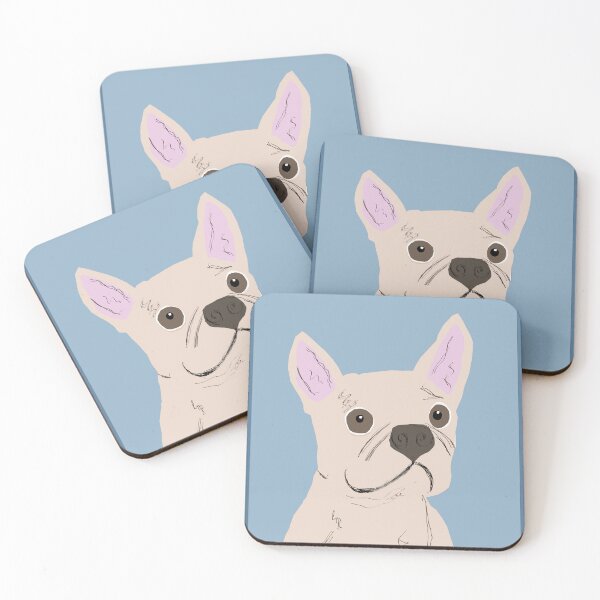 Item preview, Bulldog francés color crema designed and sold by Mountain-Point.