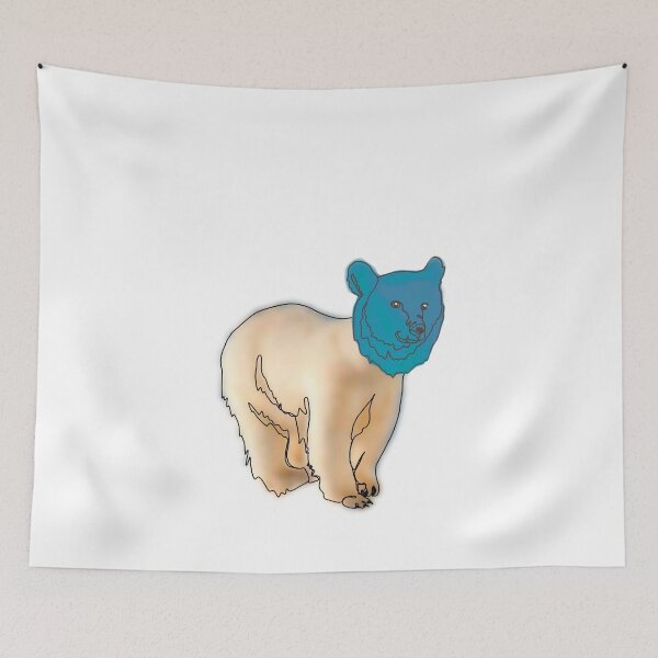 Item preview,  Polar bear in Bear hat - animalzinhats designed and sold by Ashley’sAnimalz.