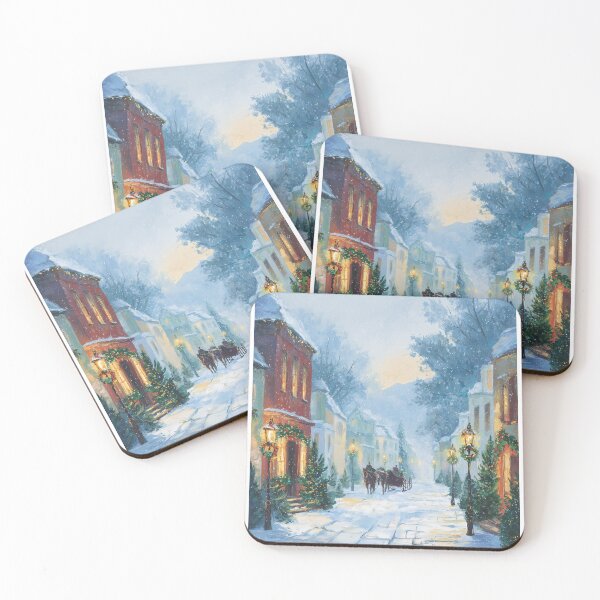 Item preview, Christmases of Yesteryear — Vintage Holiday Posters designed and sold by MidArtForge.