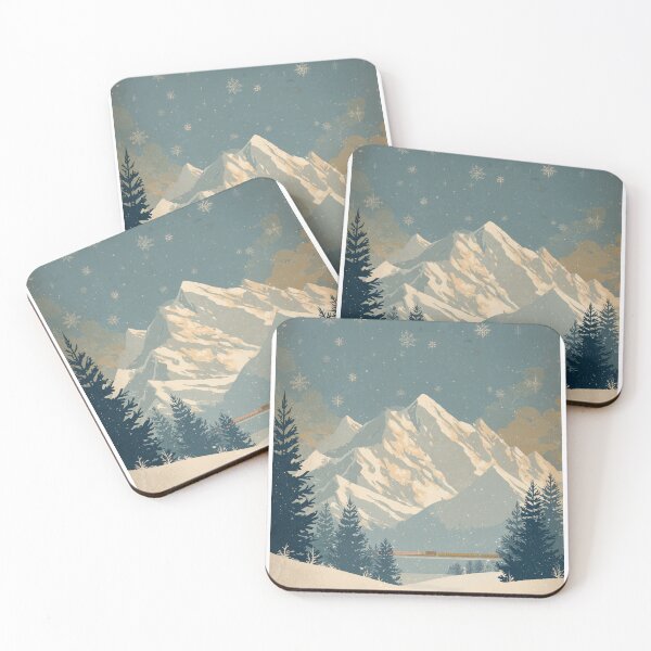 Item preview, Christmases of Yesteryear — Vintage Holiday Posters designed and sold by MidArtForge.