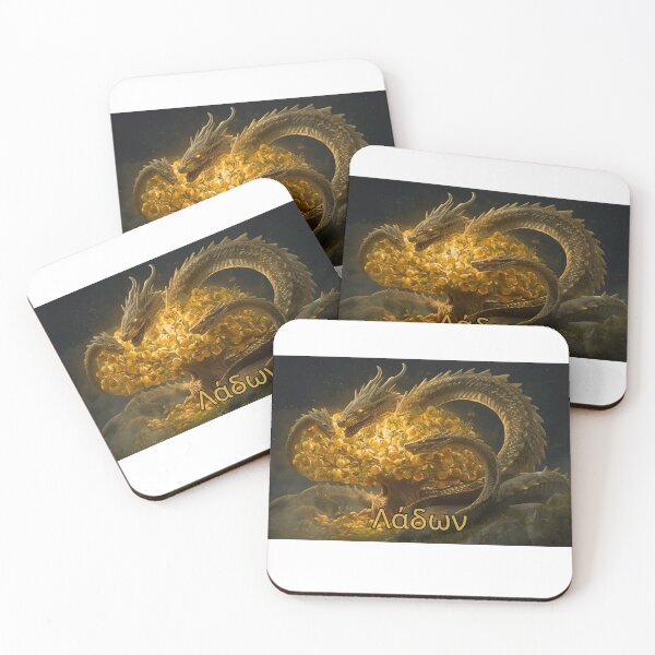 Item preview, Λάδων — Ladon, Guardian of the Golden Apples designed and sold by GreennieArt.