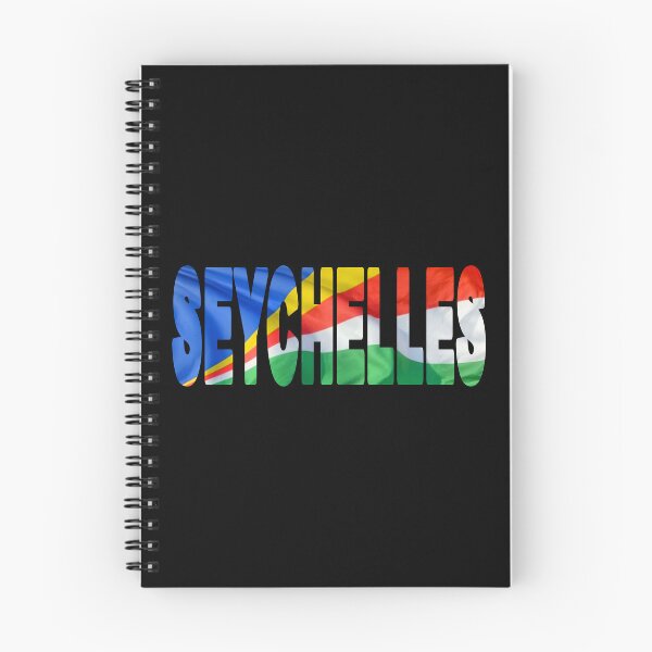 Item preview, SEYCHELLES - Flag Flying in Wind cut to Letters Souvenir Sticker Shirt designed and sold by Adam Gormley.