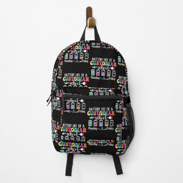 Item preview, Battery Life Of A Custodian School designed and sold by Gogetgiggles.