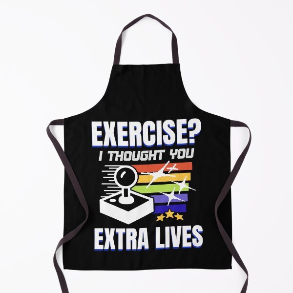 Item preview, Gamer Exercise Thought Extra Lives Funny Gaming Men Boys Kid designed and sold by BornBorn.