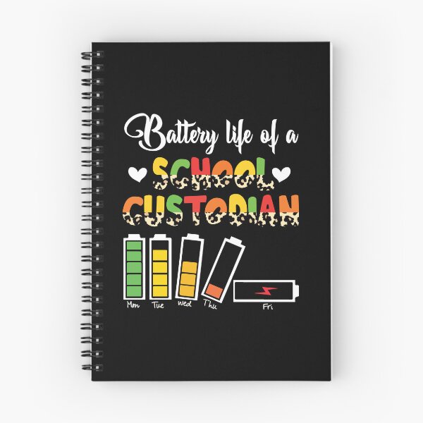 Item preview, Battery Life Of A School Custodian Funny Job designed and sold by Gogetgiggles.