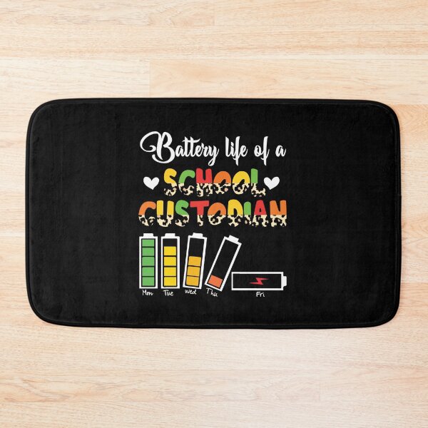 Item preview, Battery Life Of A School Custodian Funny Job designed and sold by Gogetgiggles.