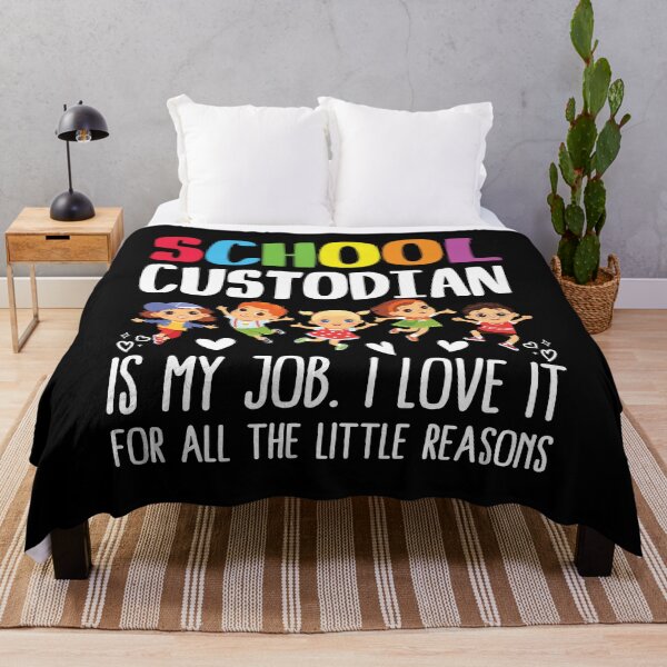 Item preview, School Custodian Is My Job. I Love It For All The Little Reasons designed and sold by Gogetgiggles.
