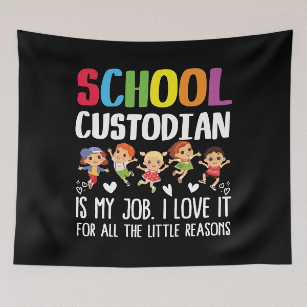 Item preview, School Custodian Is My Job. I Love It For All The Little Reasons designed and sold by Gogetgiggles.