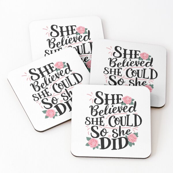 Item preview, She believed she could so she did designed and sold by KojourinArt.