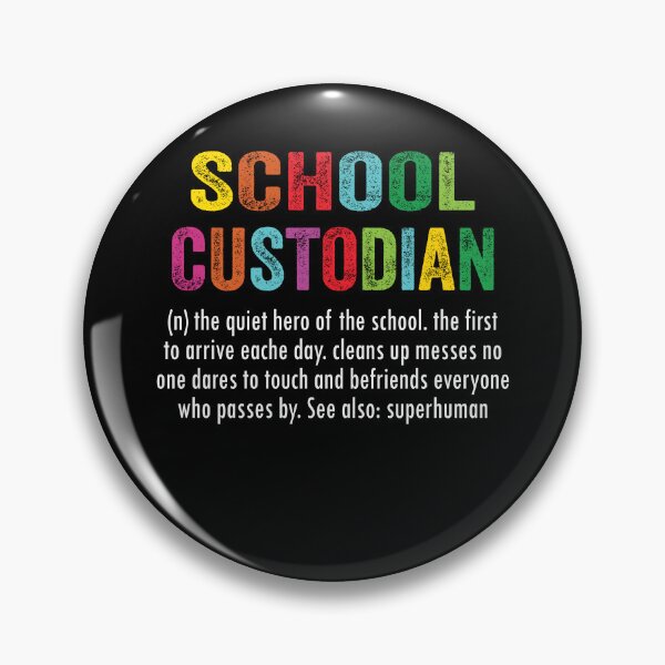 Item preview, School Custodian Quiet Hero Of The School designed and sold by Gogetgiggles.