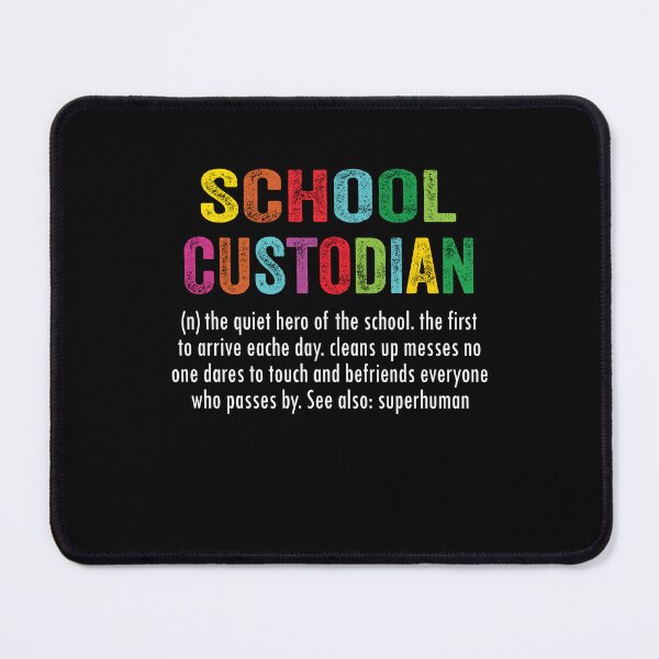 Item preview, School Custodian Quiet Hero Of The School designed and sold by Gogetgiggles.