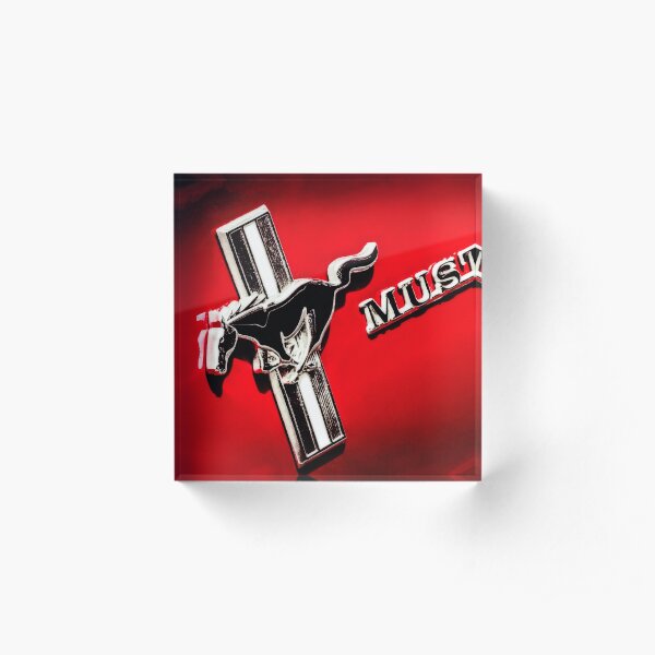 Mustang Acrylic Block
