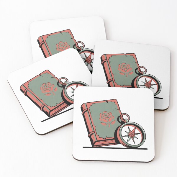 Item preview, Rose of the Lost Path – Occult Grimoire & Compass Illustration designed and sold by SoulenCify.