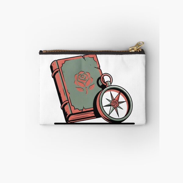 Item preview, Rose of the Lost Path – Occult Grimoire & Compass Illustration designed and sold by SoulenCify.