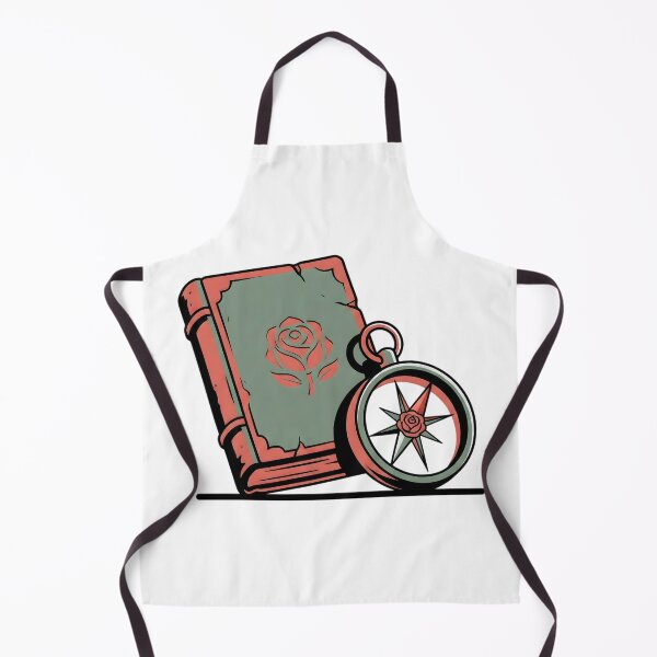 Item preview, Rose of the Lost Path – Occult Grimoire & Compass Illustration designed and sold by SoulenCify.