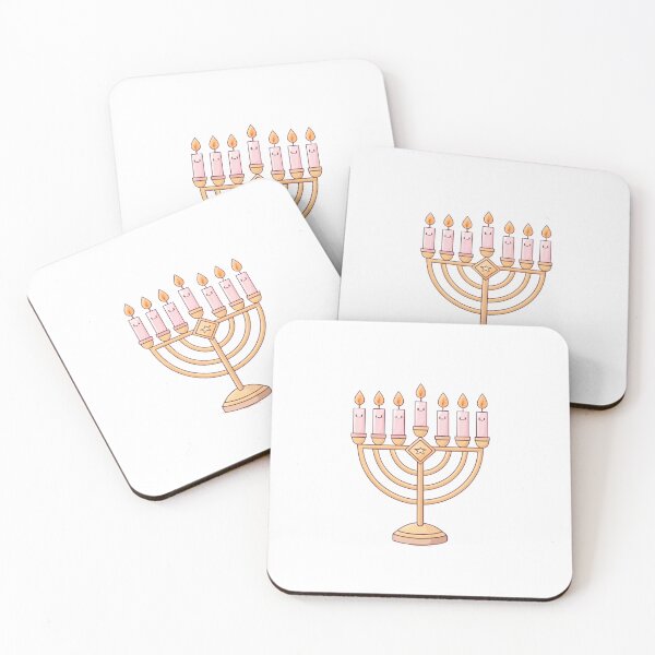 Item preview, Elegant Hanukkah Menorah Candle Illustration designed and sold by A1MarketDesigne.