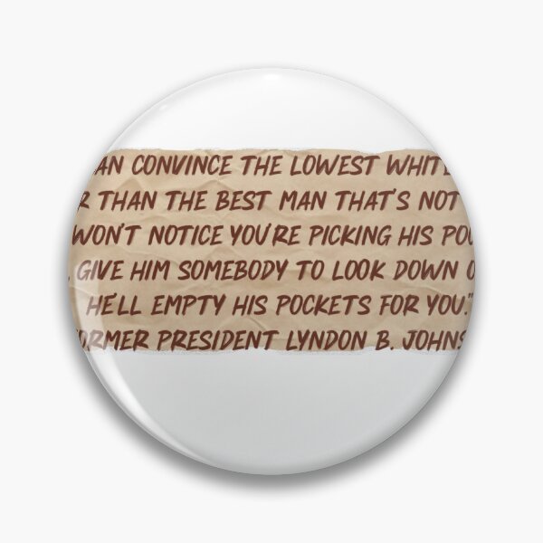 Item preview, LBJ designed and sold by Dyspolitico.