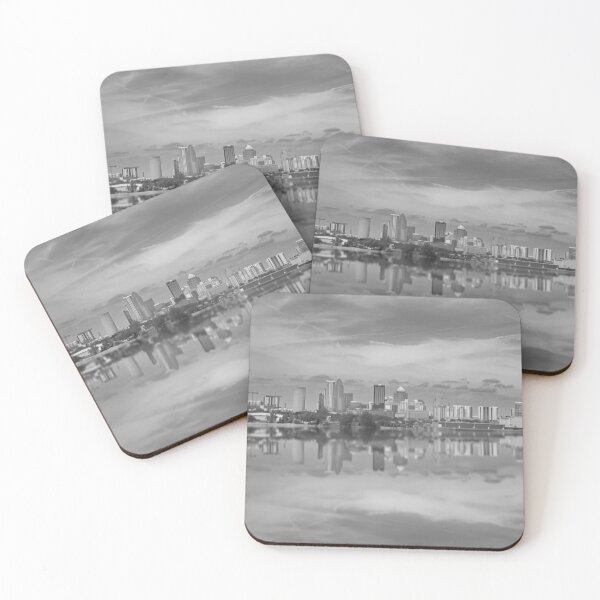 Item preview, The Tampa Bay skyline rises elegantly along the waterfront, capturing a vibrant cityscape defined by modern architecture designed and sold by EyezWatchin.