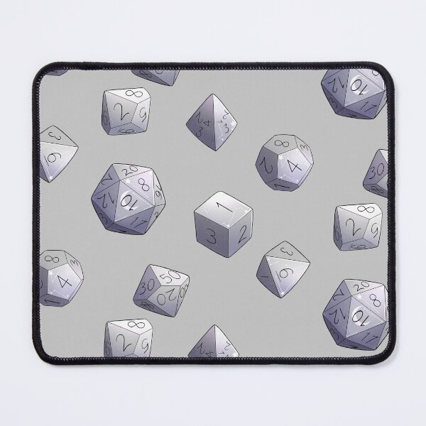 Item preview, Starry Silver Dice Set Seperated designed and sold by WhisperingDusk.